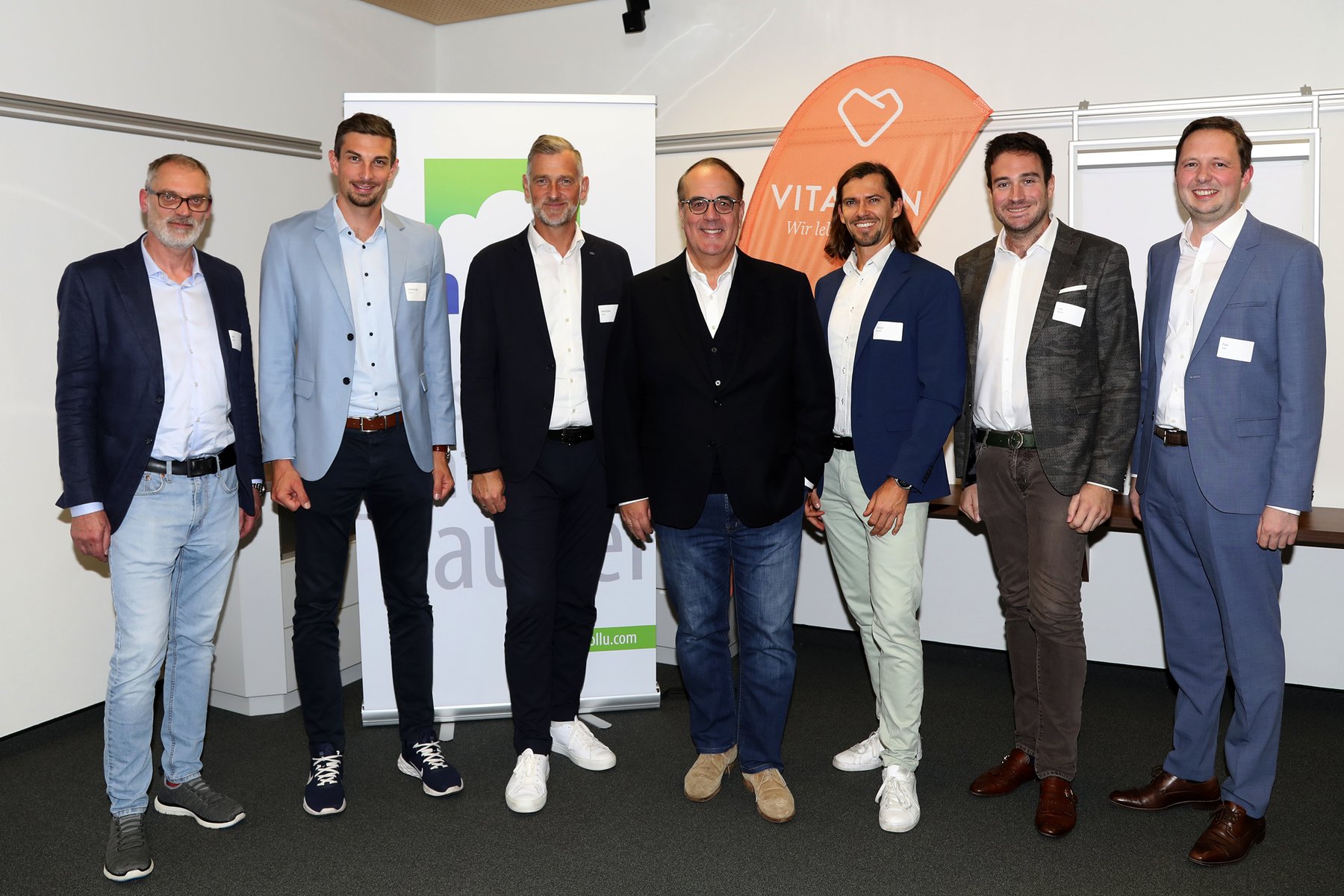 Von links nach rechts Stephan Mösl, Clemens Unterberger, Simon Meinschad, Elmar Pichler Rolle, Michael Haberl, Manuel Lutz und Josef Peer  ©Andrea Frischauf